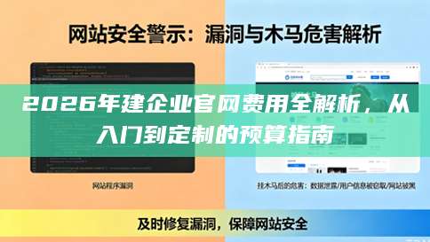 2026年建企业官网费用全解析，从入门到定制的预算指南